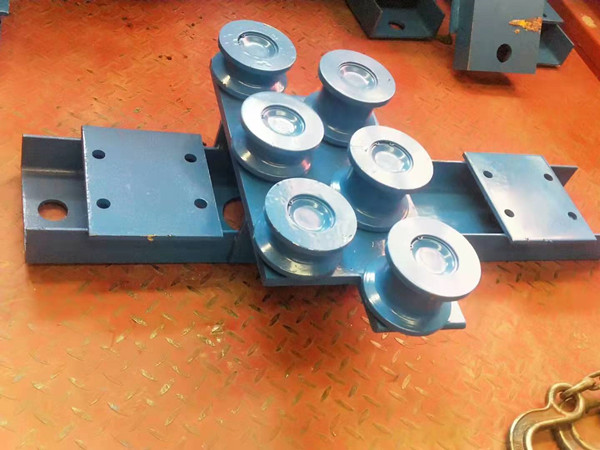 XZH600组合轮组 无极绳绞车配件主压副压