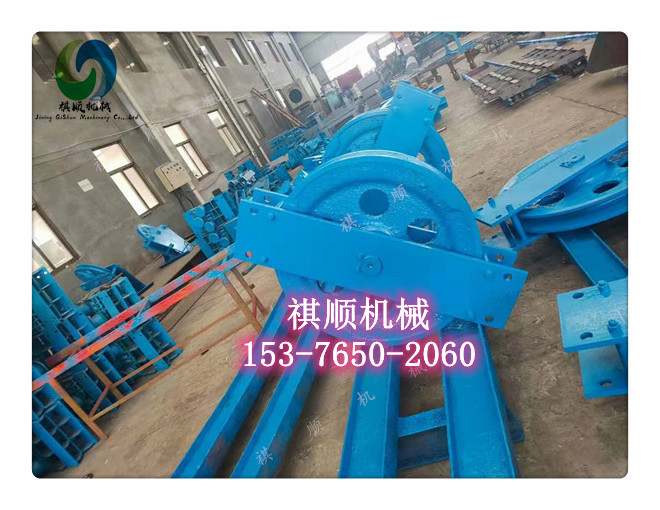 φ350尾轮 无极绳绞车大尾轮 水平改向轮