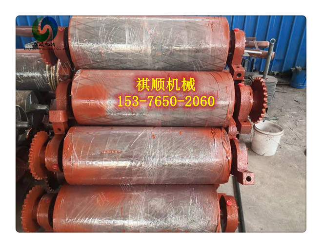 GLD2000给煤机包胶传动滚筒 滚筒带轴承座