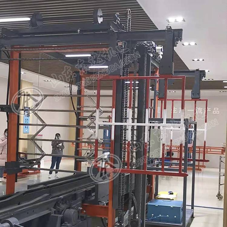 TX6(9)矿用推车机 副井操车系统操车工作流程