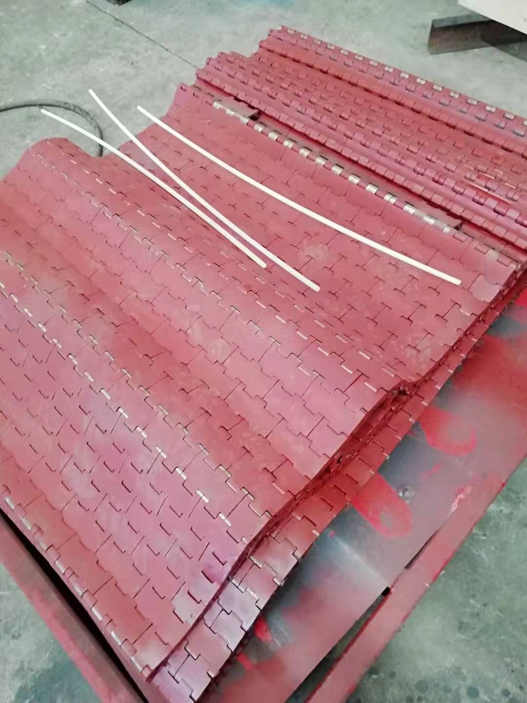 GLD800二维柔性甲带 给煤机甲带 甲片 甲壳