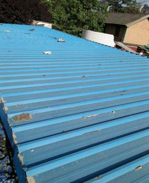 旧彩钢板交易市场二手彩钢板价格北京市回收彩钢瓦