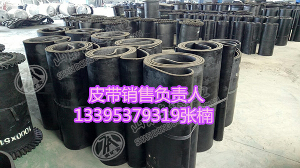 给煤机胶带防跑偏胶带 12V环形钢丝带价格