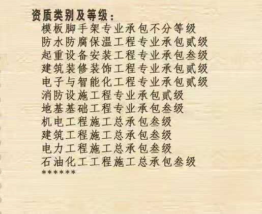 改革前河南资质股权转让汇总包含电力机电劳务公路