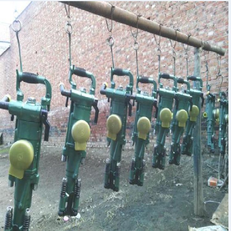 YT27手持气腿式凿岩机 质量轻 噪声小采矿隧道岩石凿孔气动风钻