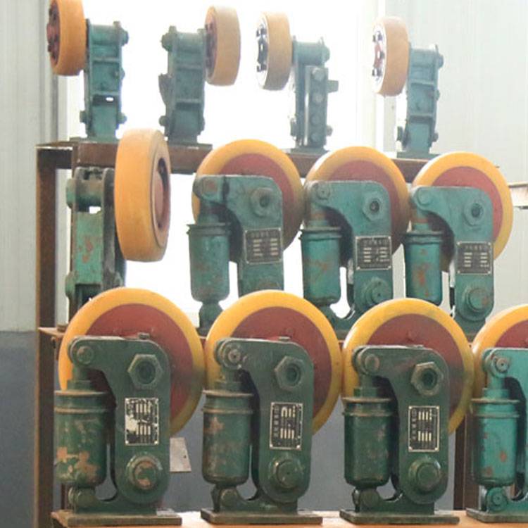 矿用缓冲式宽轮滚轮罐耳LS30 立井提升容器用