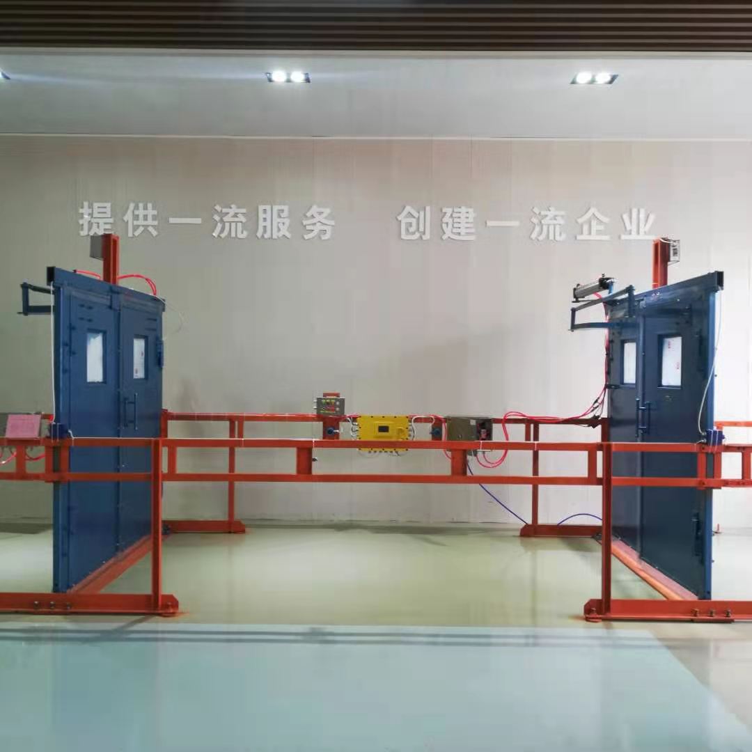 ZMK-127型电气动无压风门双向密封，漏风量小