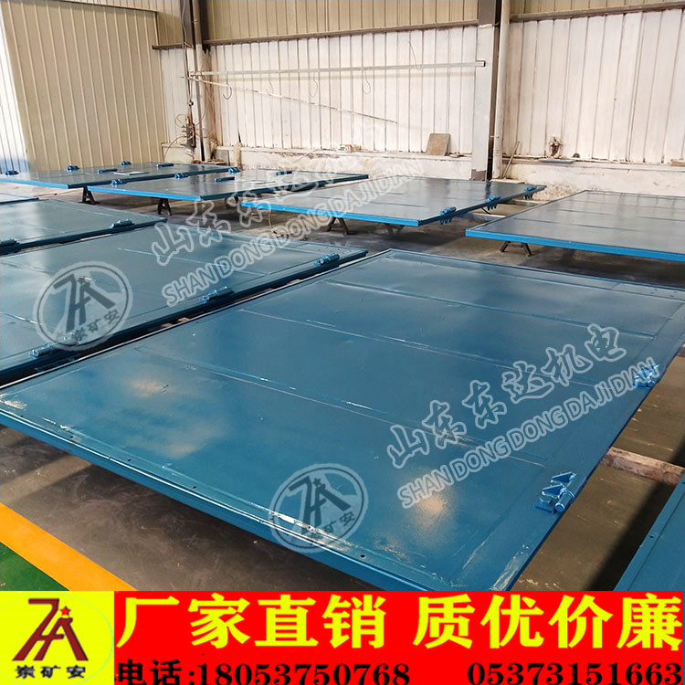 SWM矿用无压风门 含门框 煤矿井下压力平衡式风门