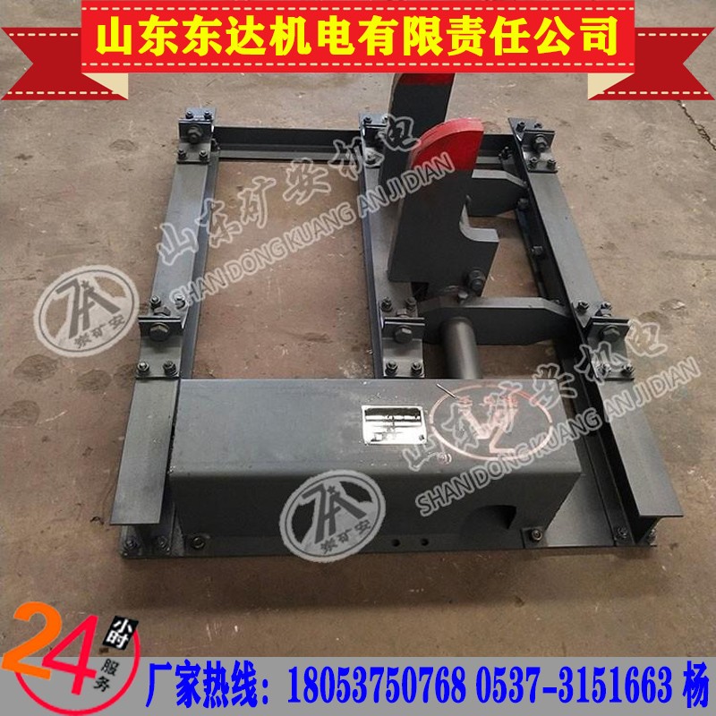 矿用QWZC6气动卧闸 常闭式羊角阻车器 斜巷挡车器