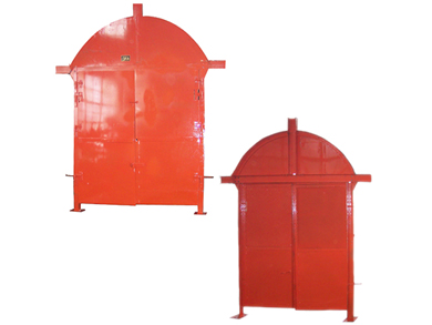 MFHSL1.4*1.8技术参数 矿用防火栅栏两用门