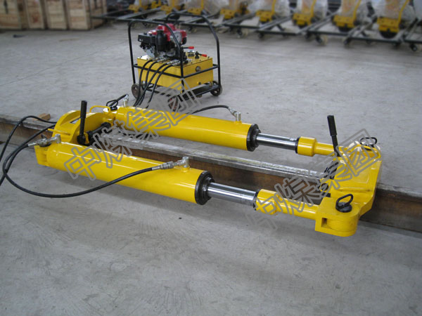 山东中煤集团YLS-900型液压钢轨拉伸器厂家