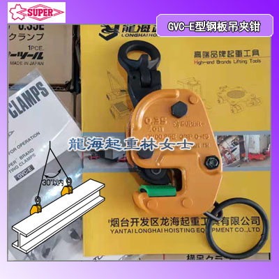 GVC0.35E钢板吊夹钳,进口钢板吊夹钳龙海起重无假货