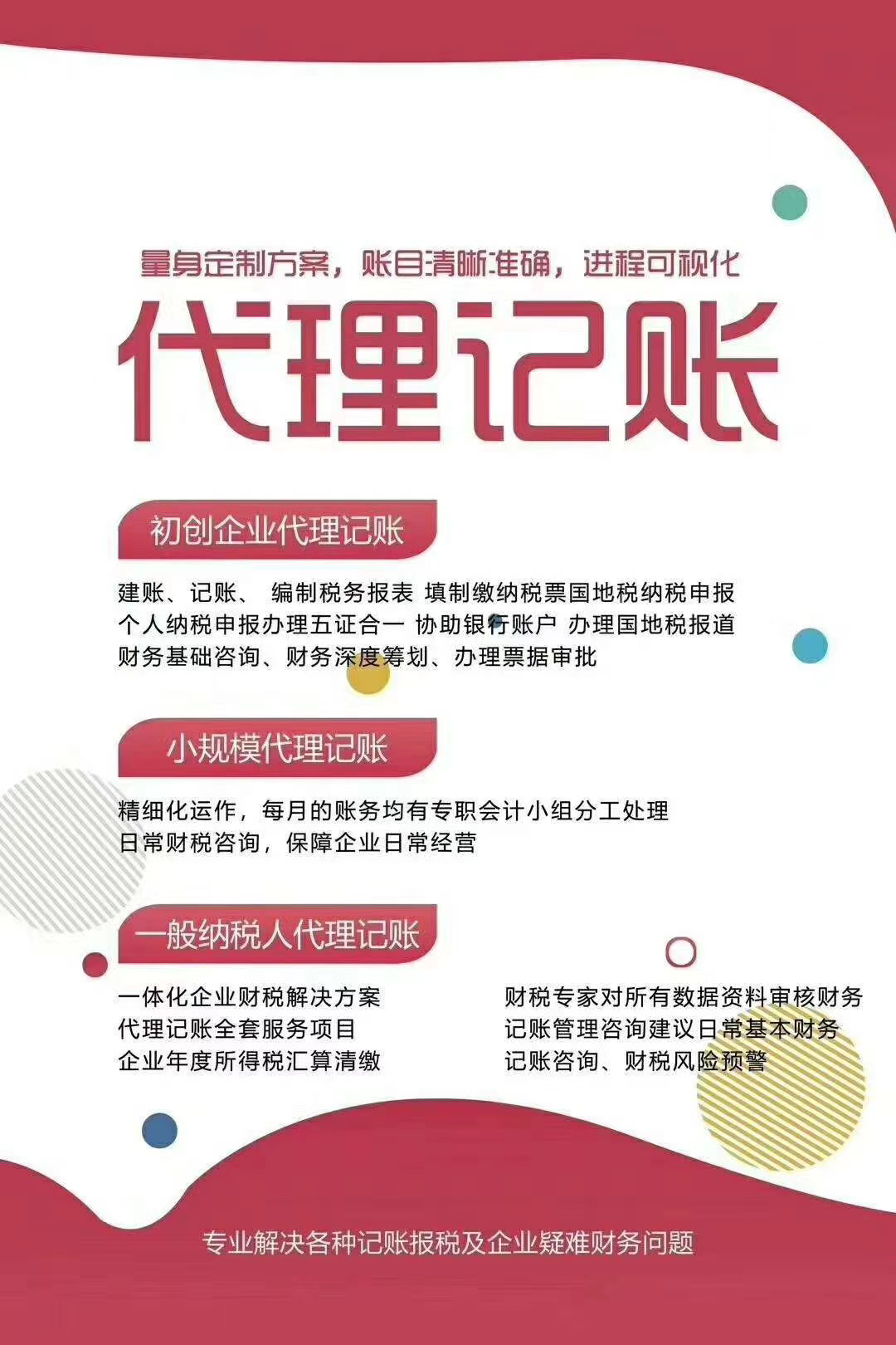 青岛各区代理记账服务景盛财税