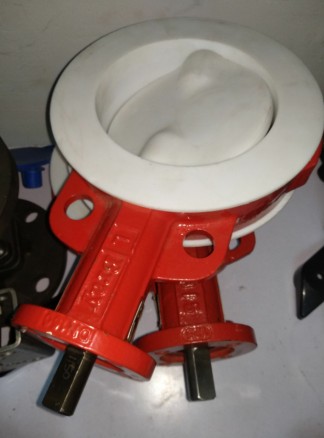 美国博雷S22、S23对夹式气动蝶阀