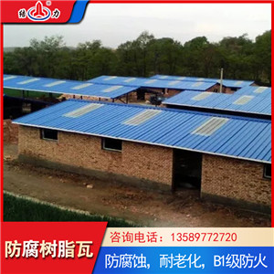 Asa防腐板 黑龙家哈尔滨合成树脂瓦 树脂防腐瓦用途广泛