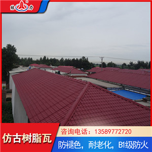 竹节树脂瓦 山东菏泽树脂复合瓦 仿古隔热瓦耐低温