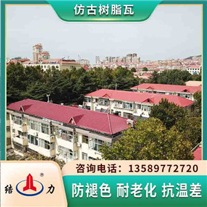 结力合成树脂瓦 仿古建筑瓦 辽宁葫芦岛仿古树脂瓦