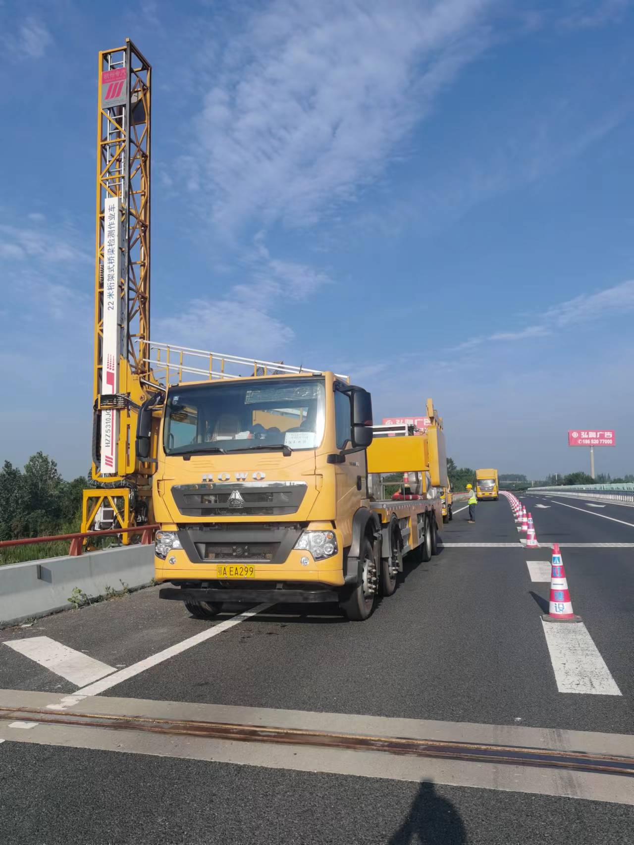 中山21米桥检车出租，潮州18米路桥检测车租赁