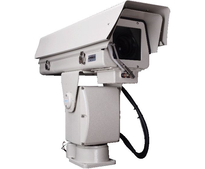 鹤岗市可见光云台摄像机_高空瞭望望远式一体化云台摄像机