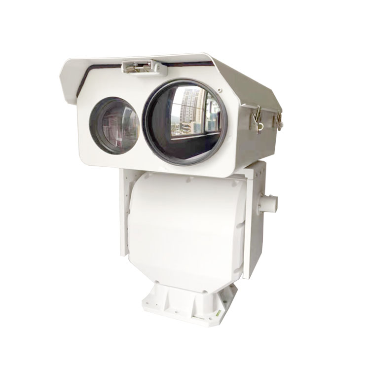 双鸭山市可见光+热成像双光谱云台摄像机 一体化智能防抖云台摄像机