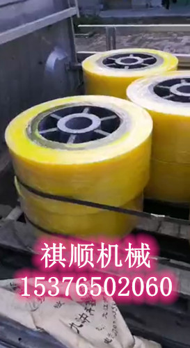 聚氨酯包胶轮子 空心轮聚氨酯包胶