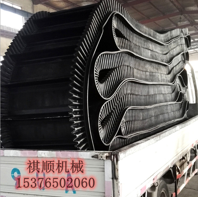 电厂给煤机环形带 挡边环带