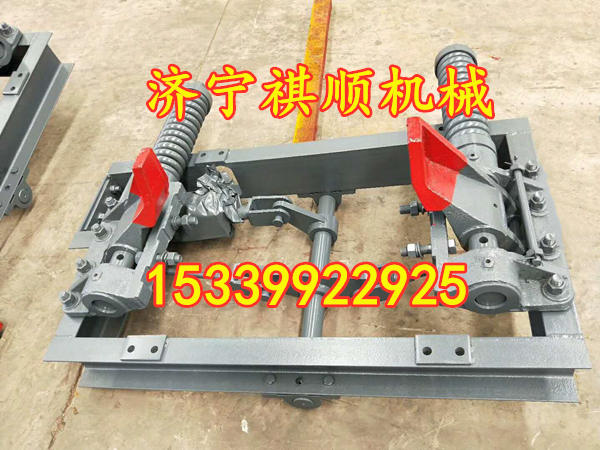 矿用抱轨式阻车器 600轨距双轨气动阻车器