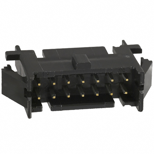 DF11-14DEP-2A双排公引脚胶壳