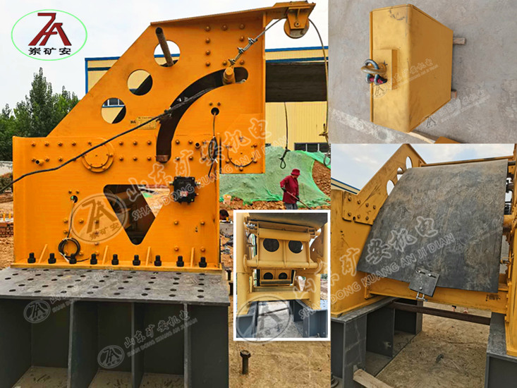 DDZ-400/80第三代全断面抓捕器带式输送机用断带抓捕器