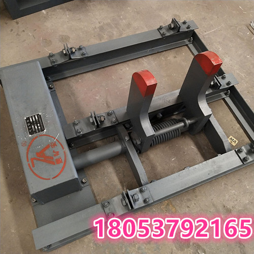 QWZC6气动卧闸装置 600轨距自复式阻车器结构图