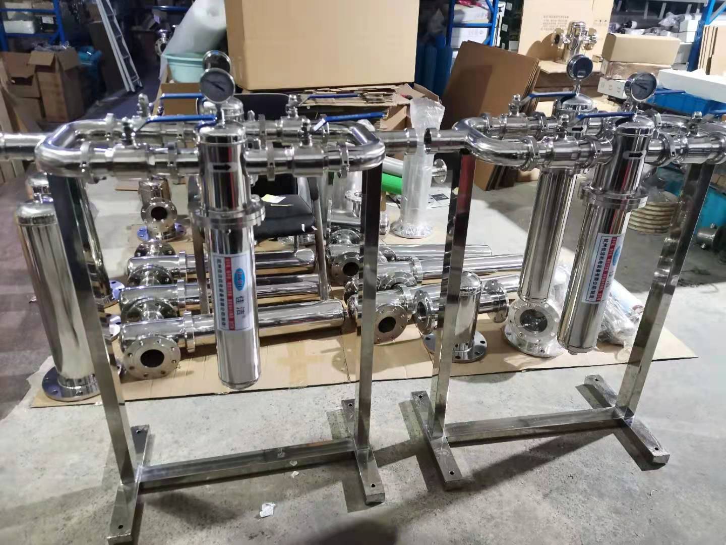 真空泵排气口除菌装置