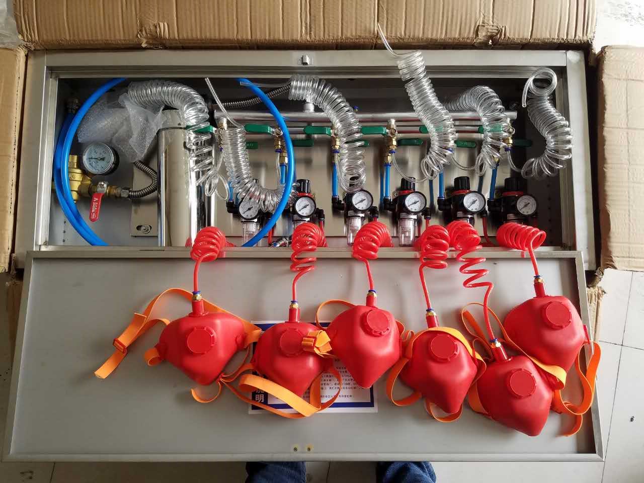 ZYJ-M6压风自救装置 煤矿用压风供水自救器 矿井箱式自救设备