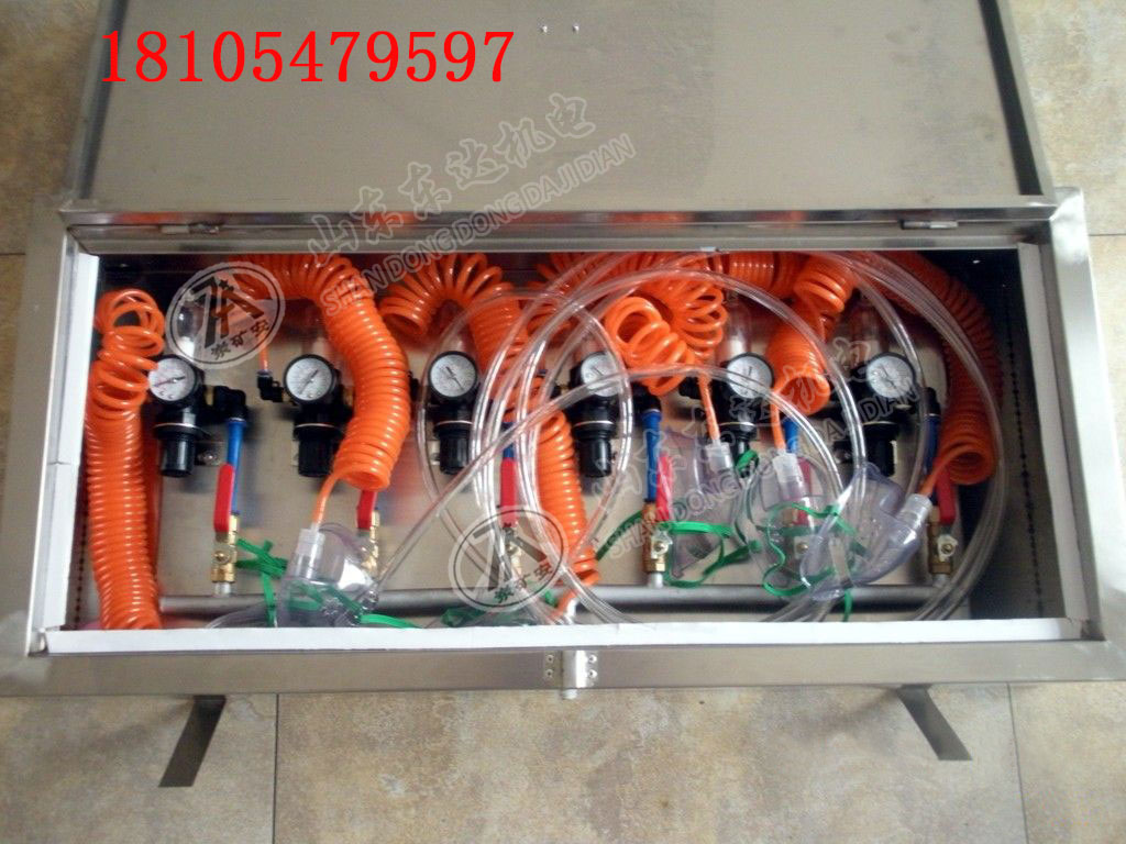 ZYJ-M6压风自救装置 煤矿用压风供水自救器 矿井箱式自救