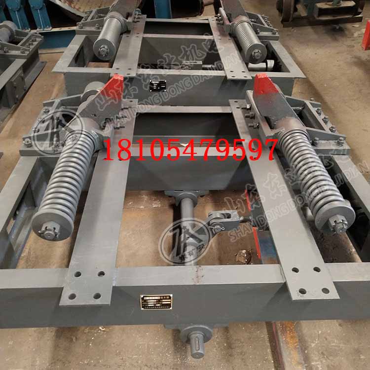 QZC气动阻车器 煤矿阻轮式手动阻车装置 气动抱轨式阻车器