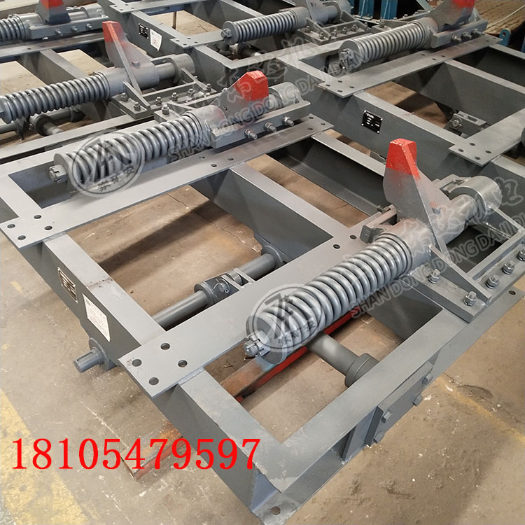 QZCY9气动阻车器 简易型装置 矿用井下矿车停车装置