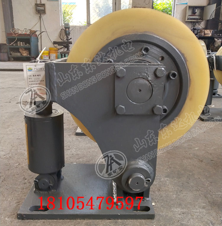 L30罐笼缓冲装置 L25滚轮罐耳 三锁紧结构 聚氨酯轮皮