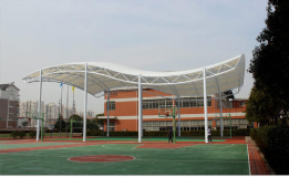 石首车棚膜结构维修 异形钢弧顶膜结构车棚 石首膜结构停车棚厂家