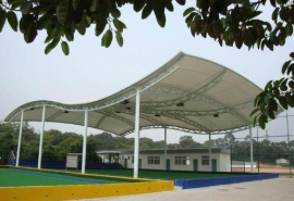 仙桃游泳池膜结构厂家维修 异形钢弧顶膜结构车棚 仙桃膜结构价格