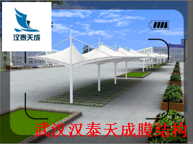 湖北专业充电站车棚加工 电动车直流充电桩 十堰停车棚膜结构