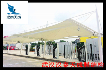 监利索膜结构车棚造价 电动车充电站 监利张拉膜结构厂家款式多样