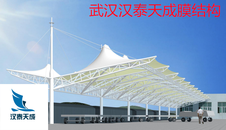 湖北单挑汽车遮阳设施价格 江陵遮阳棚膜结构汽车停车棚设计