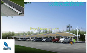 湖北车站客车充电桩停车棚膜结构 随州钢拉膜结构遮阳棚厂家安装
