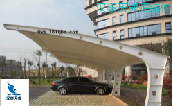 湖北充电桩源头厂家 仙桃轿车遮阳充电一体停车棚膜结构公司价格