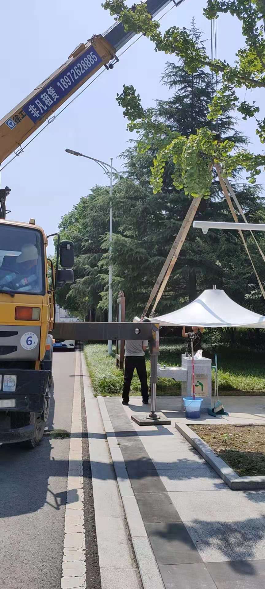 嘉鱼县景观膜结构小品 嘉鱼县膜结构景观批发