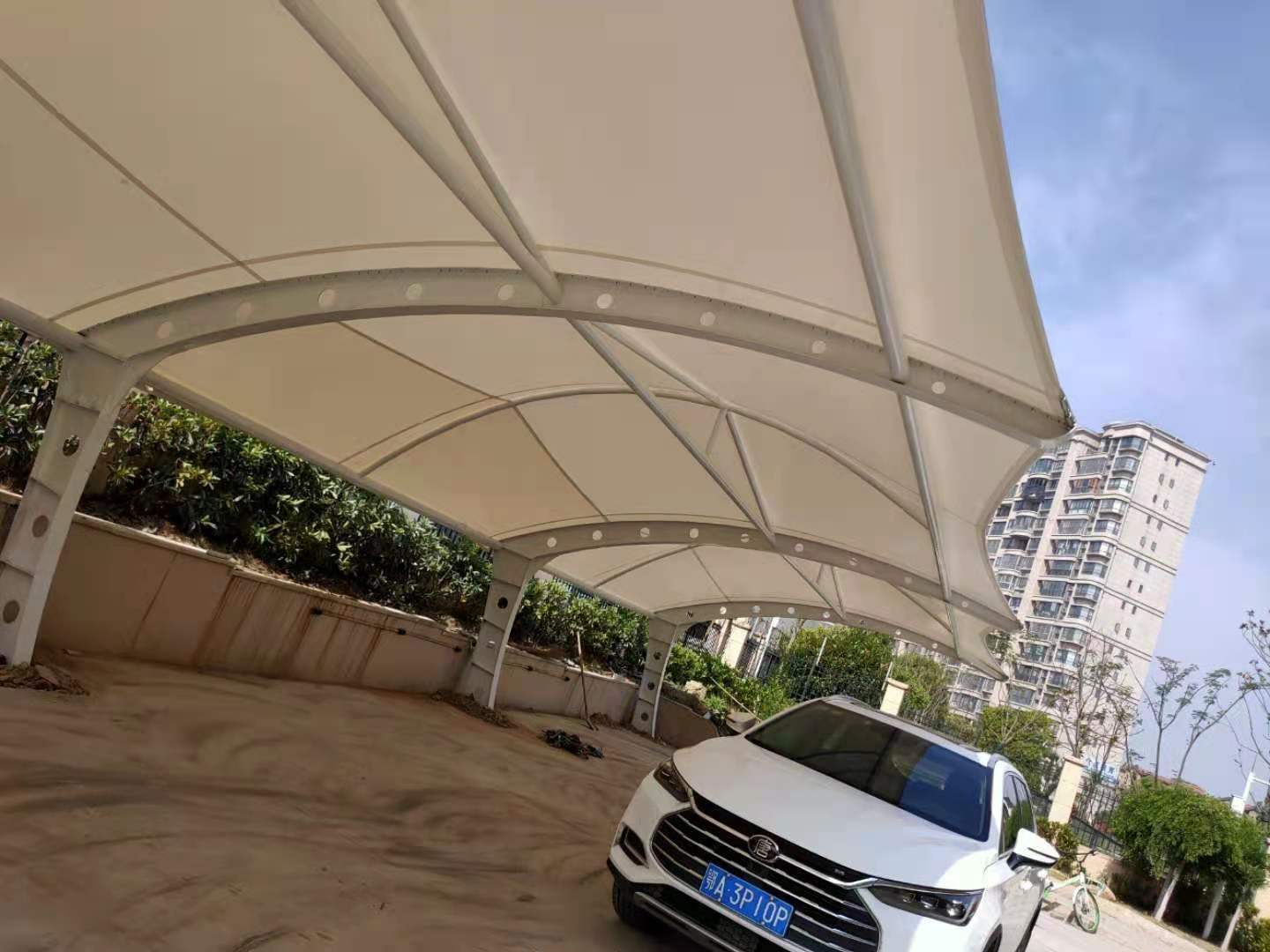 梁子湖区看台张拉膜售后安装 梁子湖区膜结构看台价格