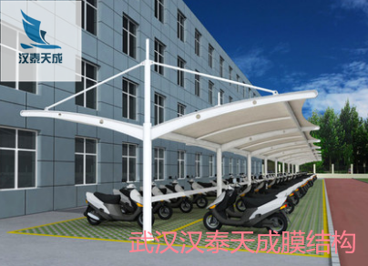 长阳汽车充电桩遮阳棚加工 长阳张拉膜结构遮阳棚维修