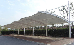 孝昌县公交车停车棚 孝昌县充电桩张拉膜结构生产