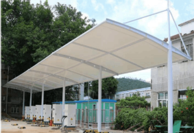 宜都市遮阳篷膜结构价格 宜都市充电桩遮阳篷膜结构加工