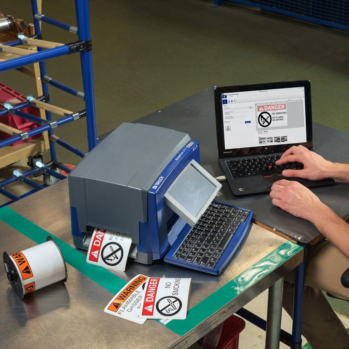 贝迪S3100台式标签打印机