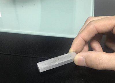 电动牙刷毛单丝弯曲恢复率测试块